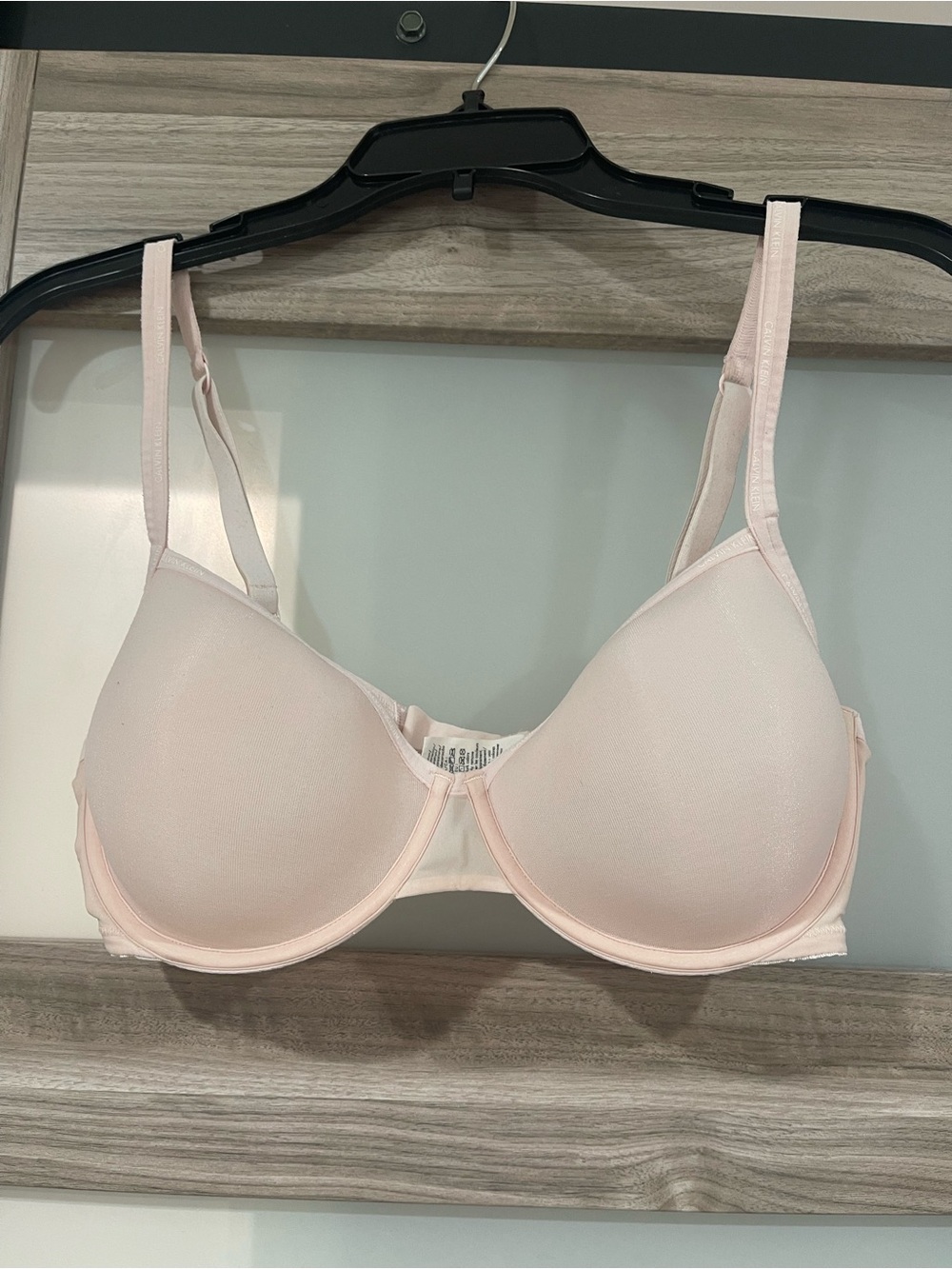 Calvin Klein Light Pink T-Shirt Bra with Underwire